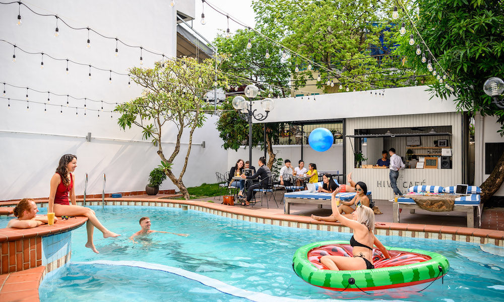 The Hive Villa Pool Area image