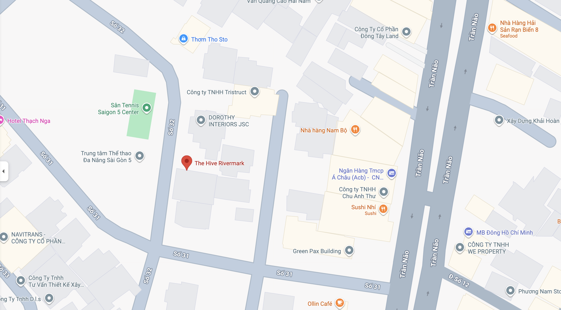 the Hive Rivermark Map